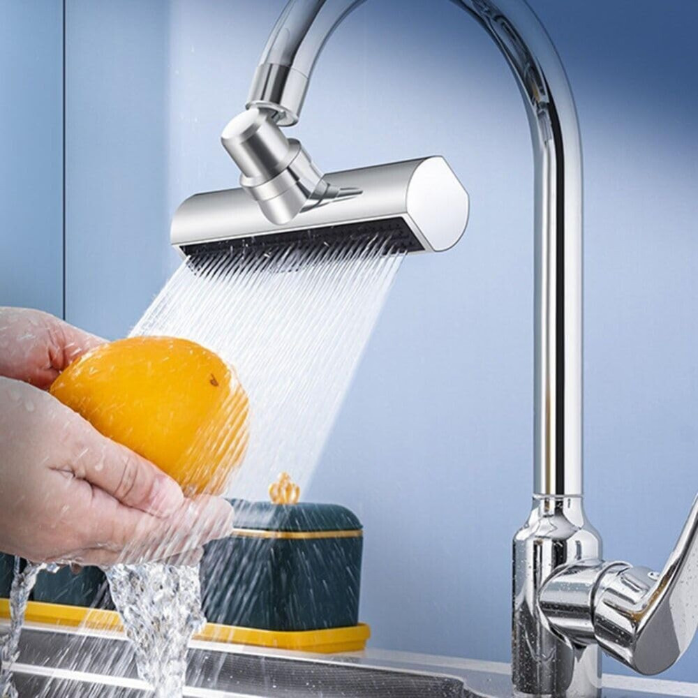M-ved  Universal Flexible Faucet Extender For Taps with 4 Adjustment Mode, Tap Extension For Kitchen Sink, Aerators For Water Tap, 360 Rotating Water Faucet For Washing Fruit, Vegetables | Pack 1