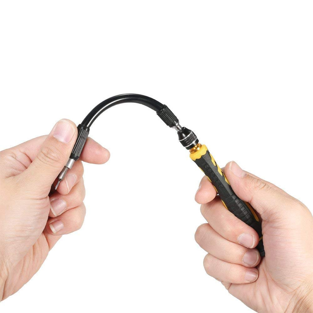 M-ved Precision Screwdrivers Set 38 in 1 Telecommunication Tool Torx Hex Slotted and Phillips Screwdrivers Set Repair Tools Kit for Cellphone Laptop