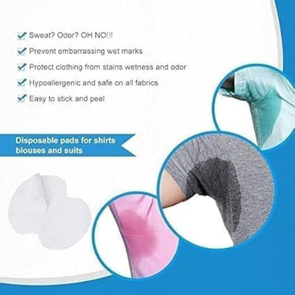 Sweat Pads For Women Blouse Underarm Sweat Pad For Women & Men Arm Pads For Blouse Underarm Pads For Women Sweat Pads Sweating Pads For Women Underarms Arm Pads For Blouse 10 Pads (Pack Of 1)