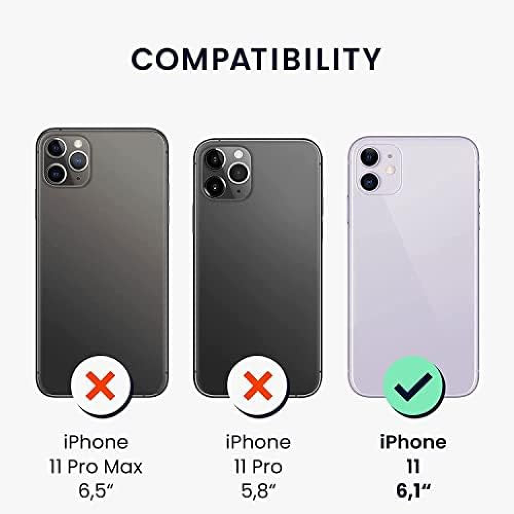M-ved Silicone Back Case for iPhone 11, Soft-Touch Phone Back Cover for Apple iPhone 11-DARK BLUE