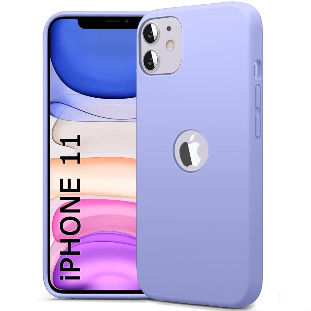 M-VED Silicone Back Case for iPhone 11, Soft-Touch Phone Back Cover for Apple iPhone 11 -LIGHT BLUE