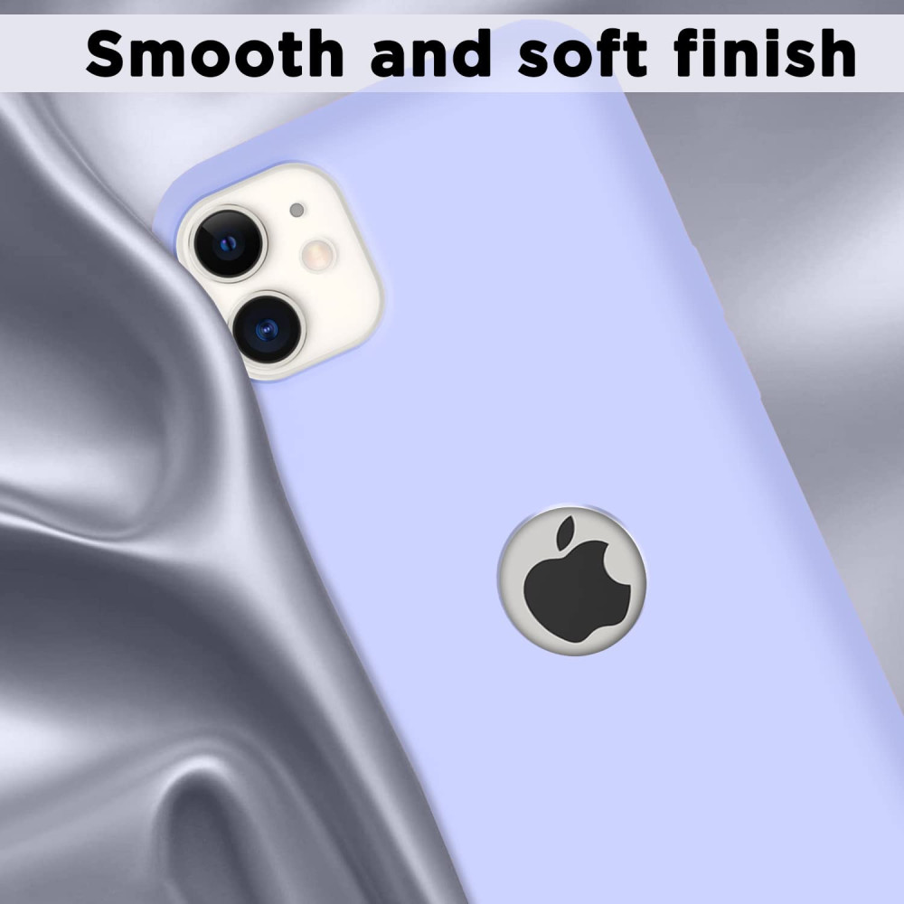 M-VED Silicone Back Case for iPhone 11, Soft-Touch Phone Back Cover for Apple iPhone 11 -LIGHT BLUE
