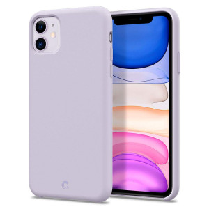 M-ved  Silicone Back Case for iPhone 11, Soft-Touch Phone Back Cover for Apple iPhone 11 - PURPLE
