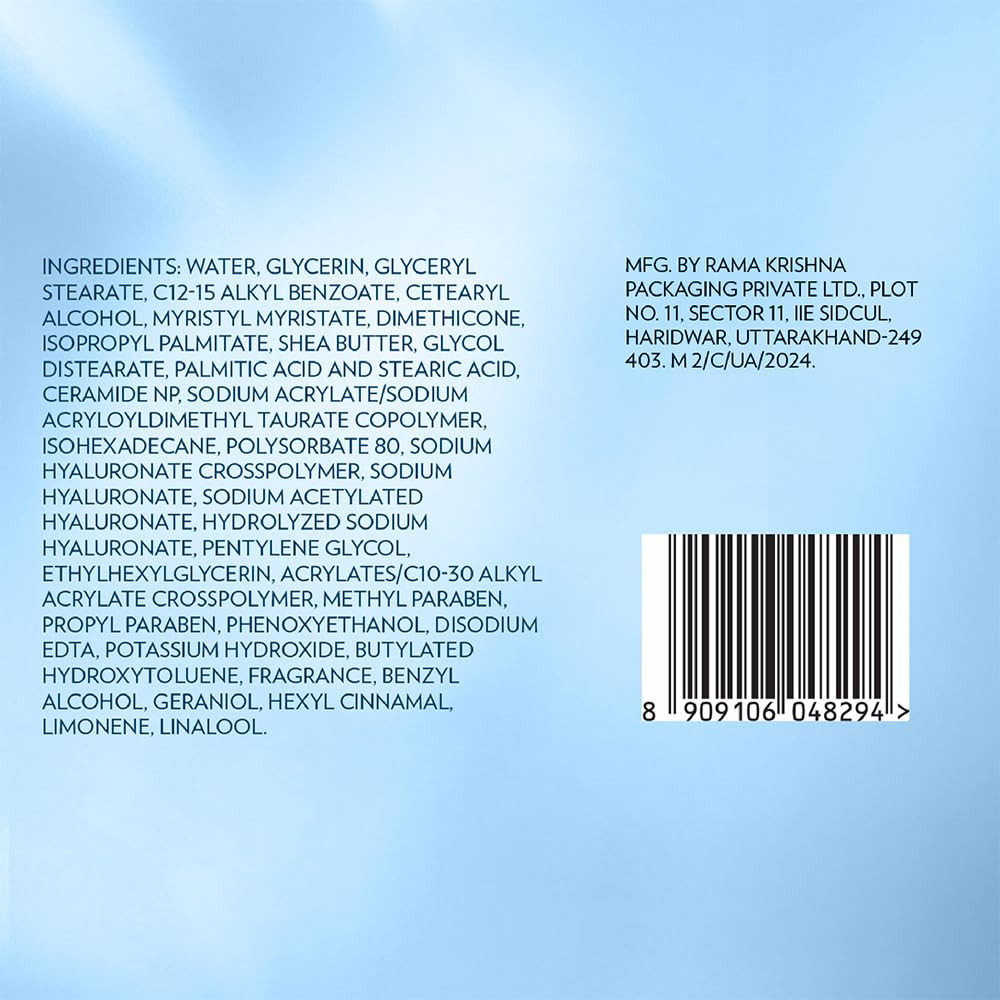 VASELINE Cloud Soft, Light Moisturiser, 200 ml, for Plump, Soft Skin, with Ceramides & Hyaluron Fillers, 10X Hydration Volume, Non-Sticky