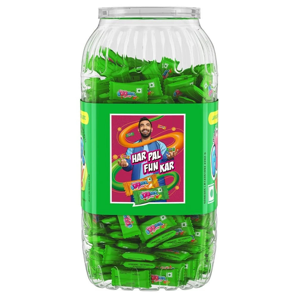 Boomer Jelly Watermelon Flavour Chewing Gum Jar,