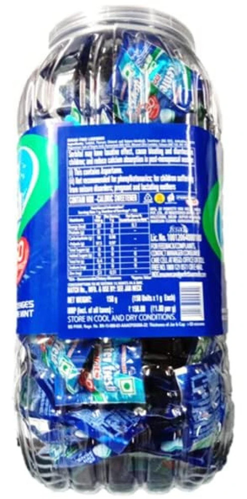 Sugar Free Center Fresh Mints, Clean Breath,60 Minutes