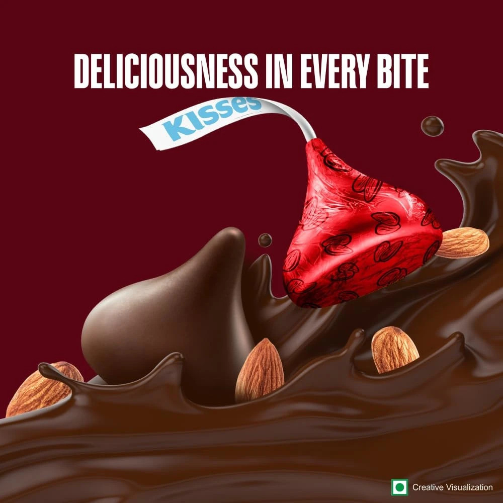 HERSHEY'S Kisses Hazelnut Chocolate Cookies | 100 g