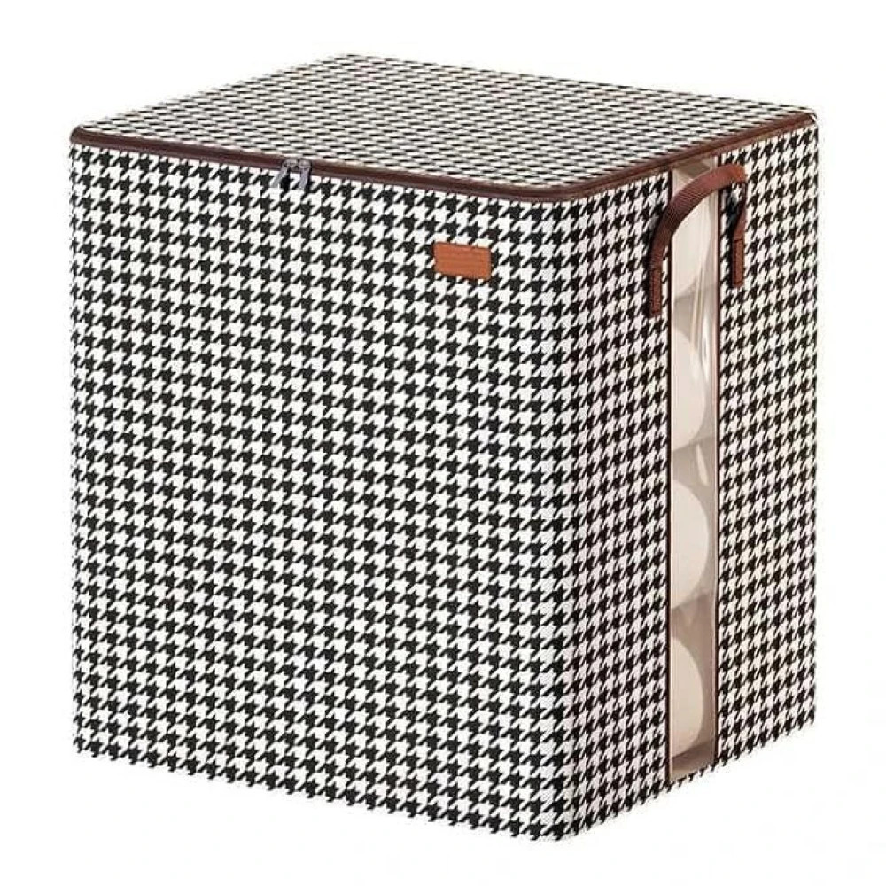 M ved Collapsible Storage Box with Clear Window,
