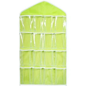 M ved Polyester 16 Pockets Clear Clothing Hanging Bag For