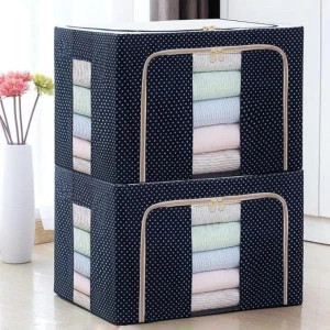 M ved Foldable Storage Box with Clear Window, Set of 2