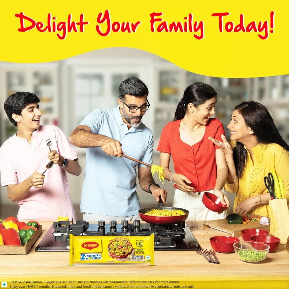 MAGGI 2-Minute Instant Noodles,Masala Noodles 70gm(4)
