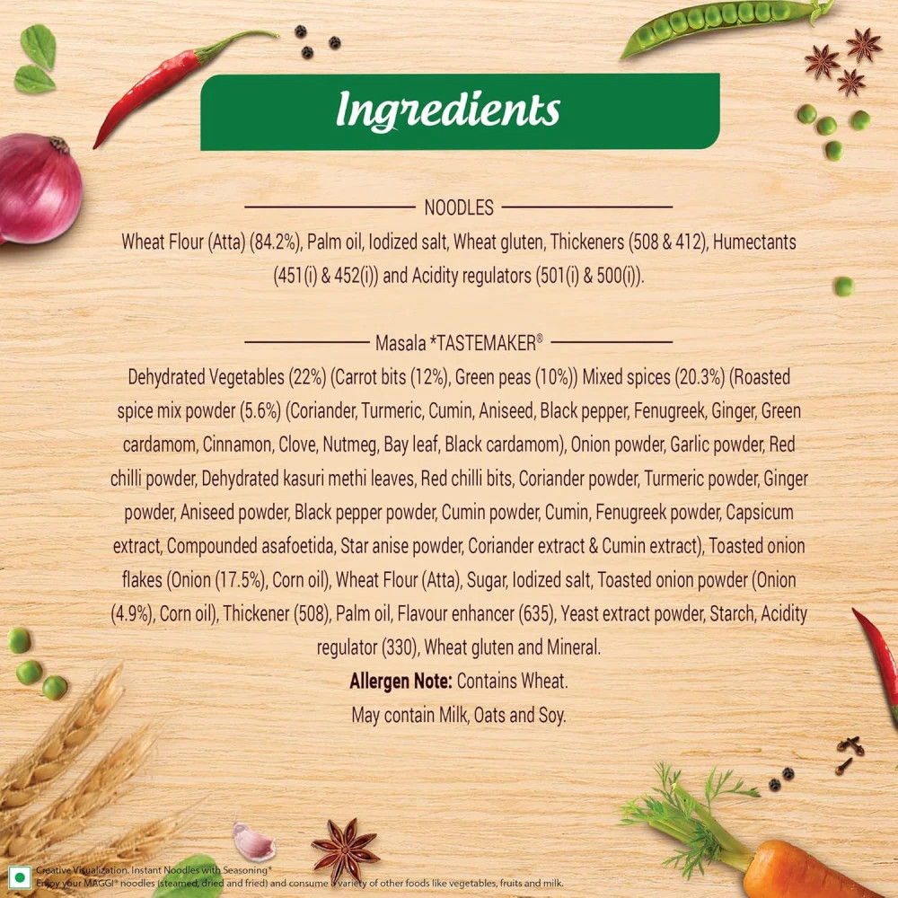 MAGGI Nutri-licious Veg Atta Masala Noodles 290gm