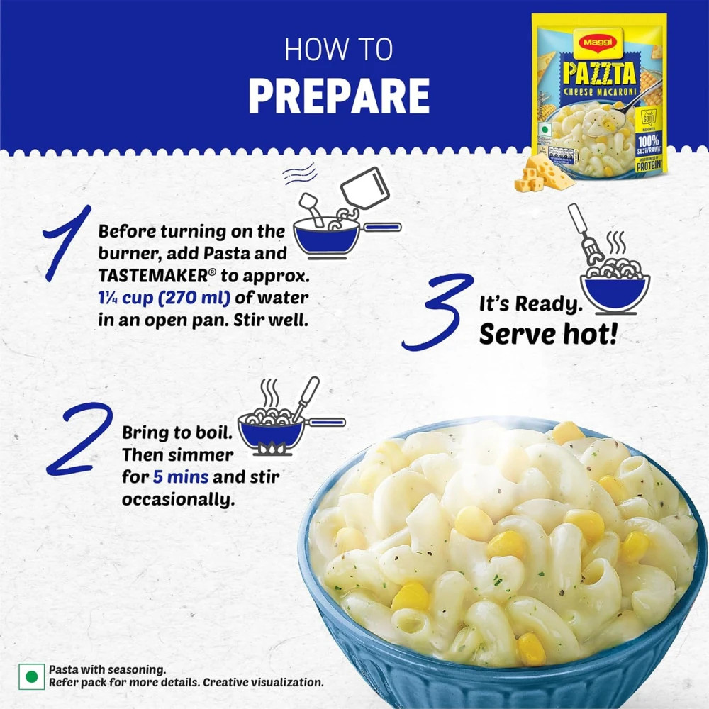 Maggi Nutri Licious Pazzta - Cheese Macaroni, 70g Pouch(1)