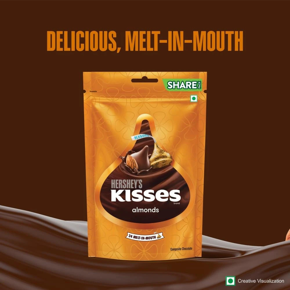 Hershey's Kisses Almonds 100GM