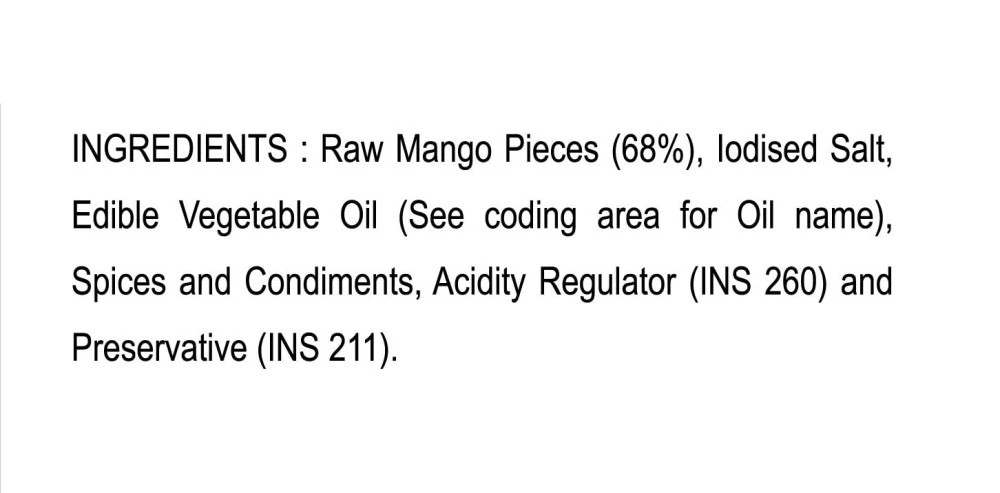 200gm NiLoN's Mango Classic - Achar/Pickle