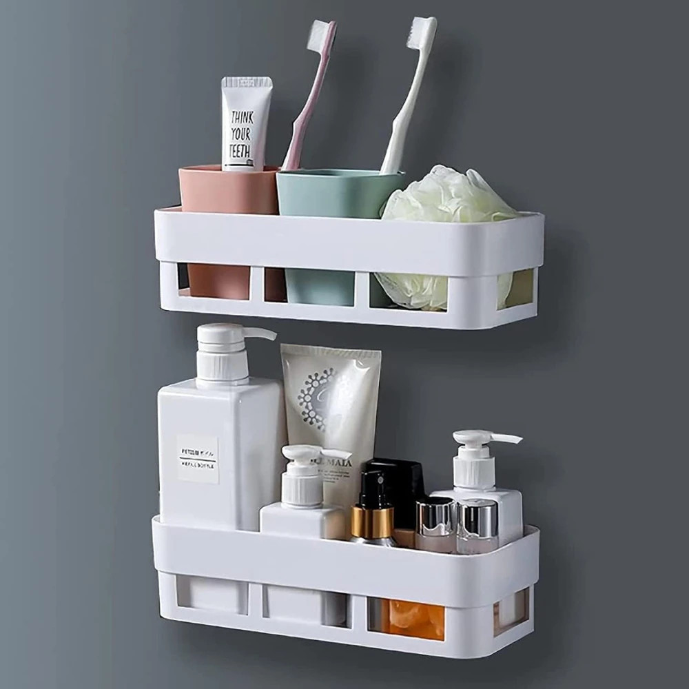 Bathroom Organiser, Self Adhesive Bathroom Shelf (2)