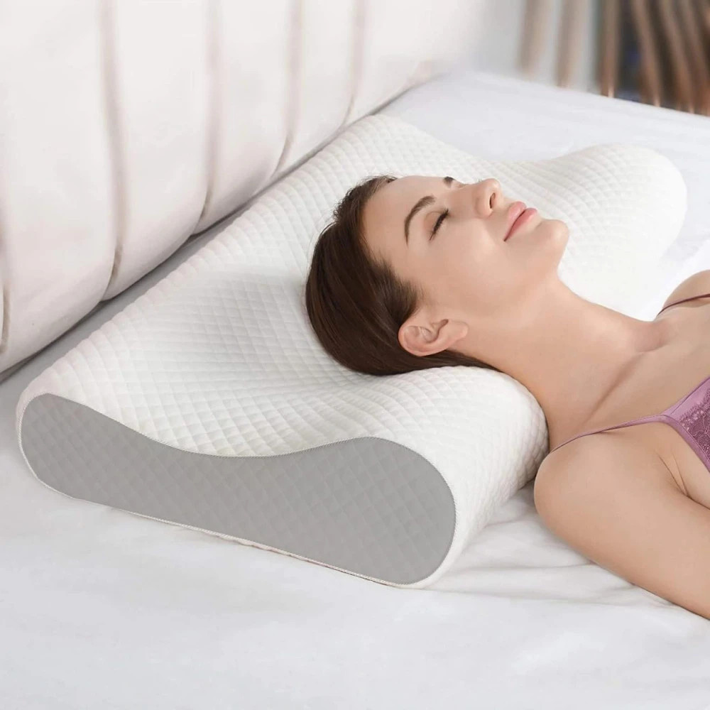 M ved Memory Foam Cervical Pillow, Ergonomic Neck Support,
