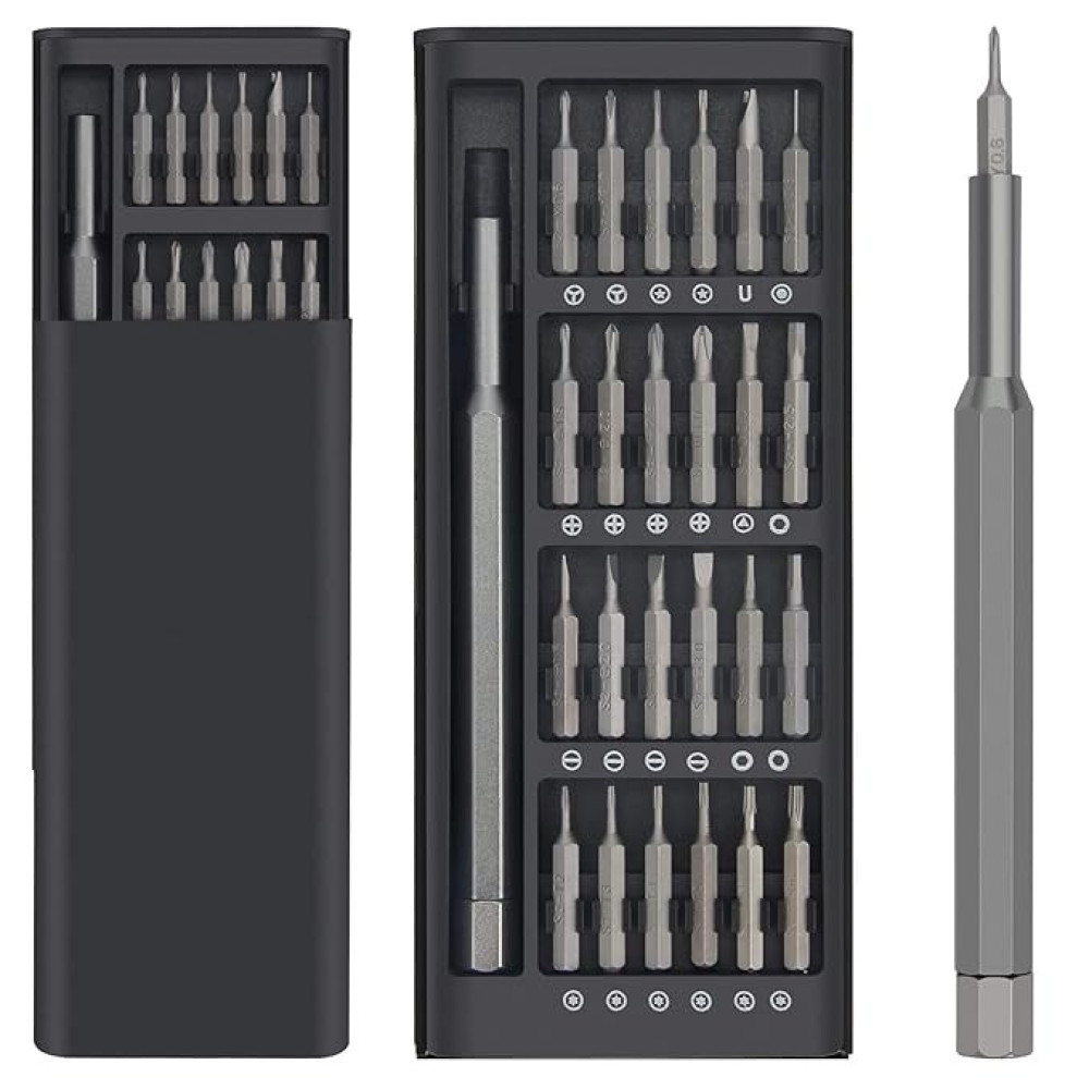 24 in 1 Precision Screwdriver Set, Magnetic Screwdriver Kit,Multifunction Pocket Screwdriver Tool Set, Mini Screwdriver Kit, Repair Tool Kit for Electronics,Tablet, phone, Watches,Toys (1)