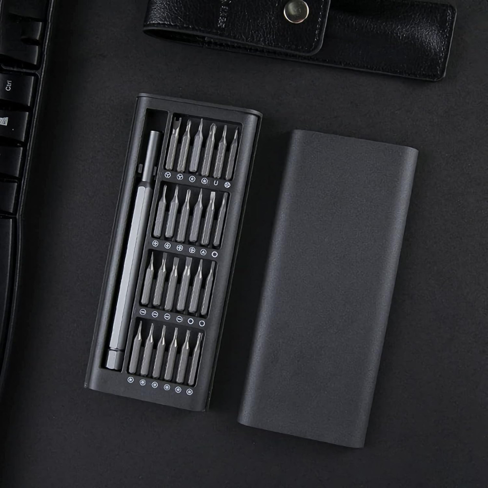 24 in 1 Precision Screwdriver Set, Magnetic Screwdriver Kit,Multifunction Pocket Screwdriver Tool Set, Mini Screwdriver Kit, Repair Tool Kit for Electronics,Tablet, phone, Watches,Toys (1)